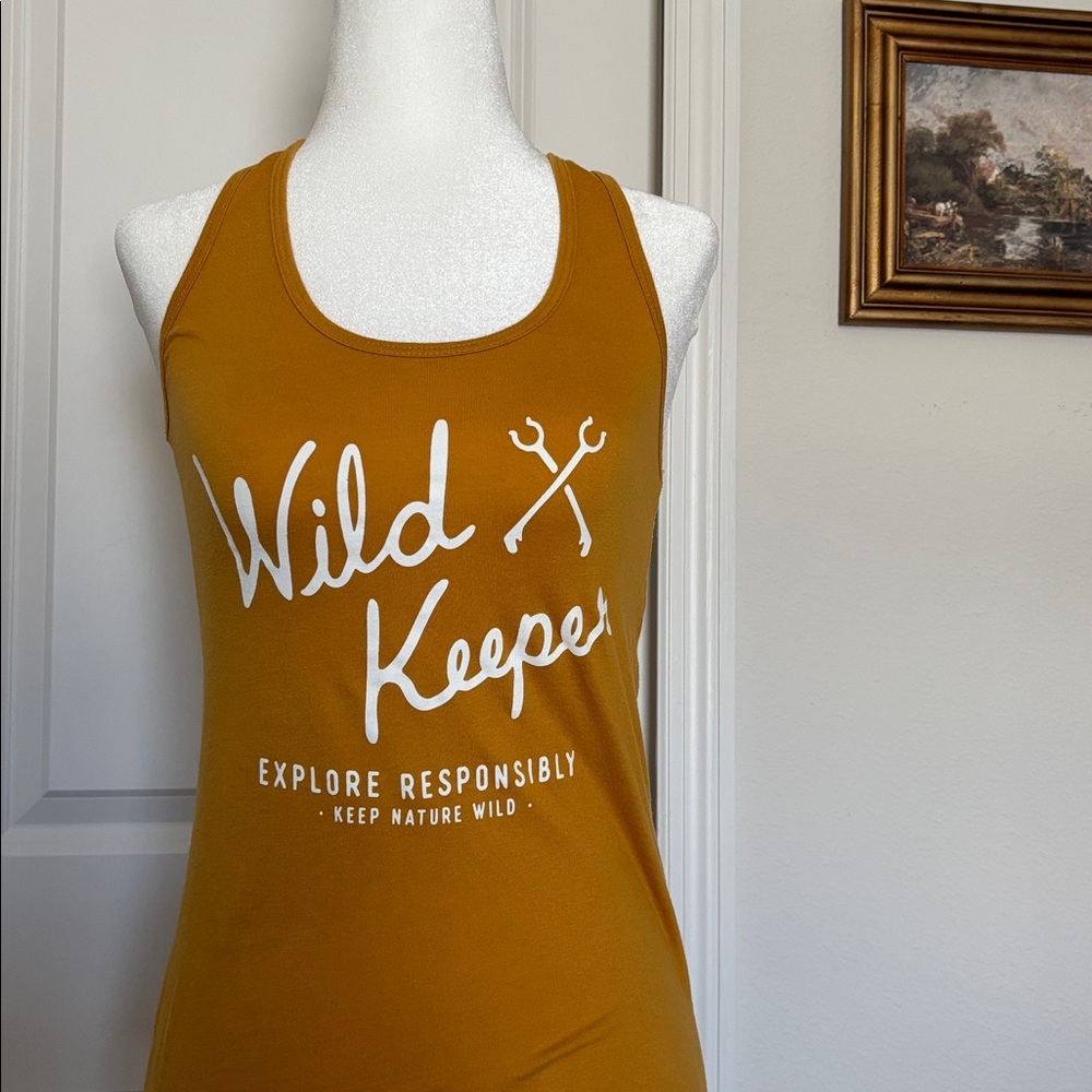 3/30$ 🦋 Keep Nature Wild Mustard Wildkeeper Racerback tank top XS